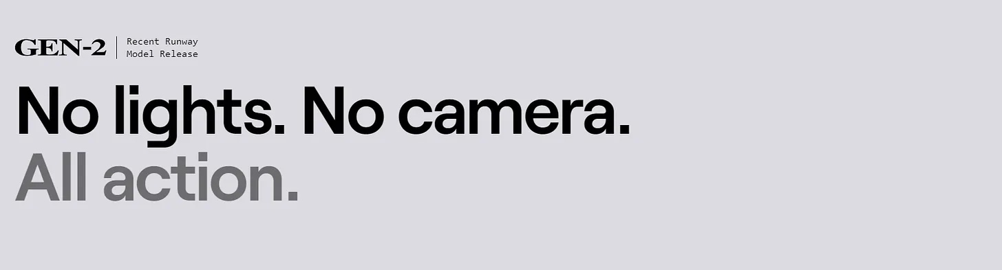 No lights. No camera. All action.